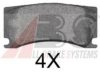 A.B.S. 37765 OE Brake Pad Set, disc brake